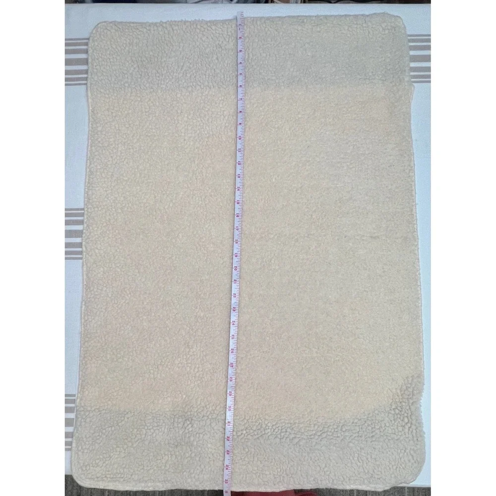 K&H Pet Products Heating Pad Cover Only 25x36 Cream Faux Fleece Replacement